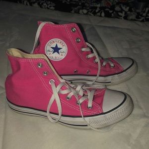 Bright Pink Chuck Taylor Converse